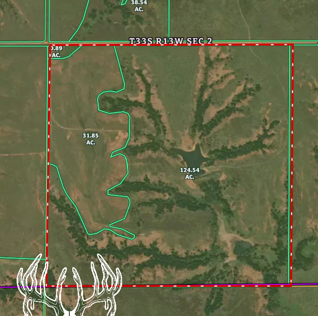 160 acres aerial map